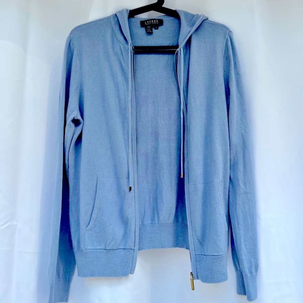 Lauren Ralph Lauren Light Blue Hoodie
